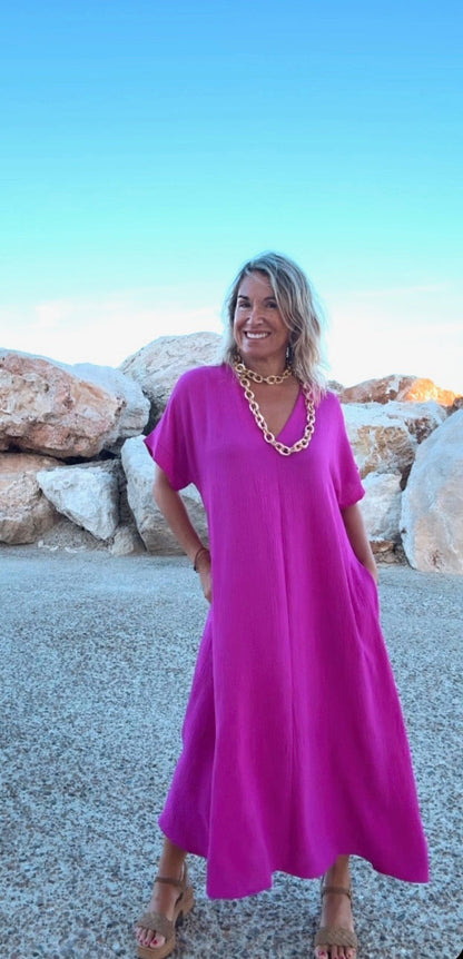 Vestido Telma Buganvilla