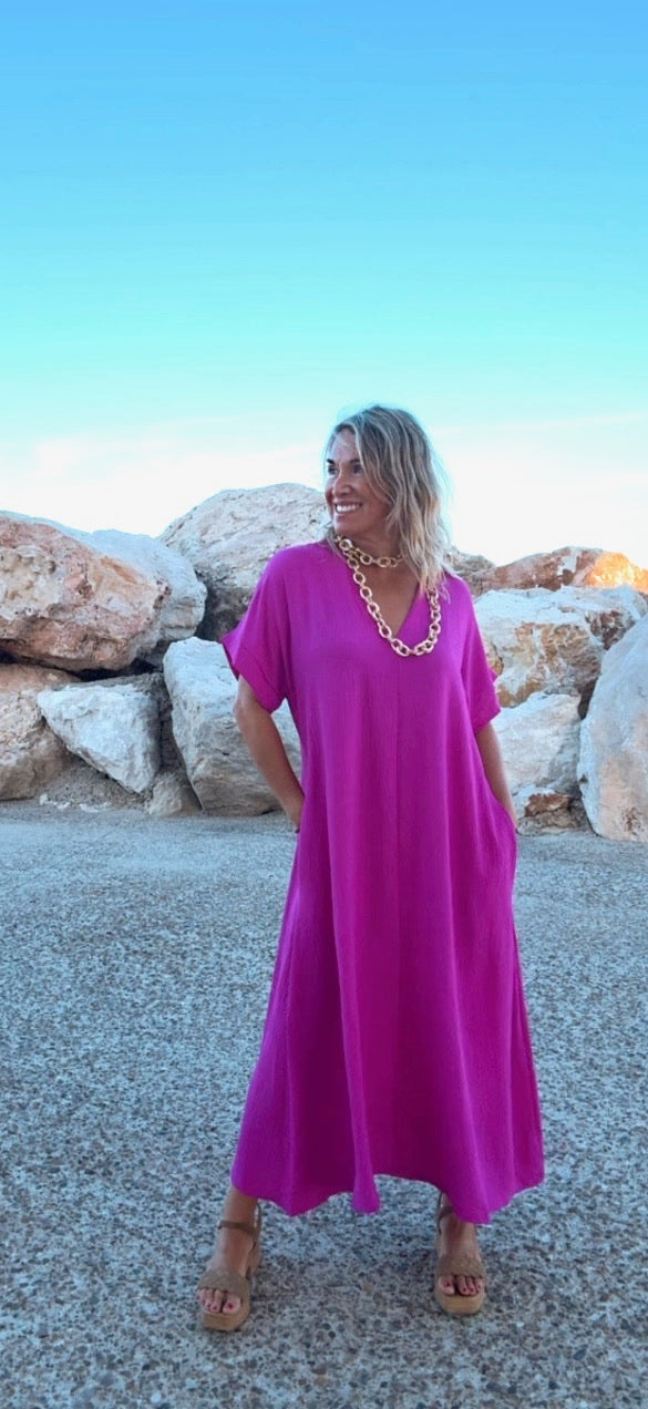 Vestido Telma Buganvilla