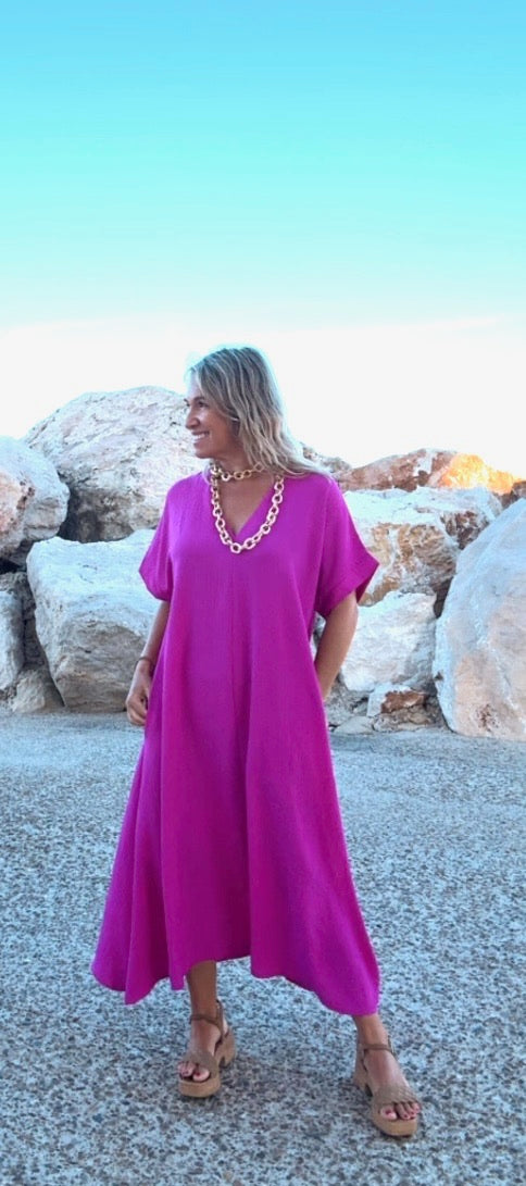 Vestido Telma Buganvilla