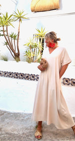 Vestido Telma Beige