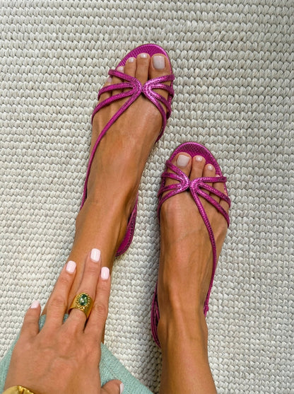 Sandalias doradas