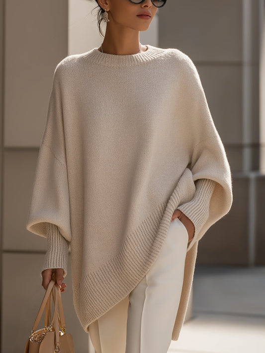 MIREIA - Jersey Oversize Drapeado de Punto