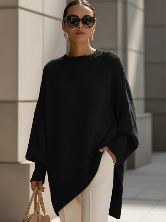 MIREIA - Jersey Oversize Drapeado de Punto