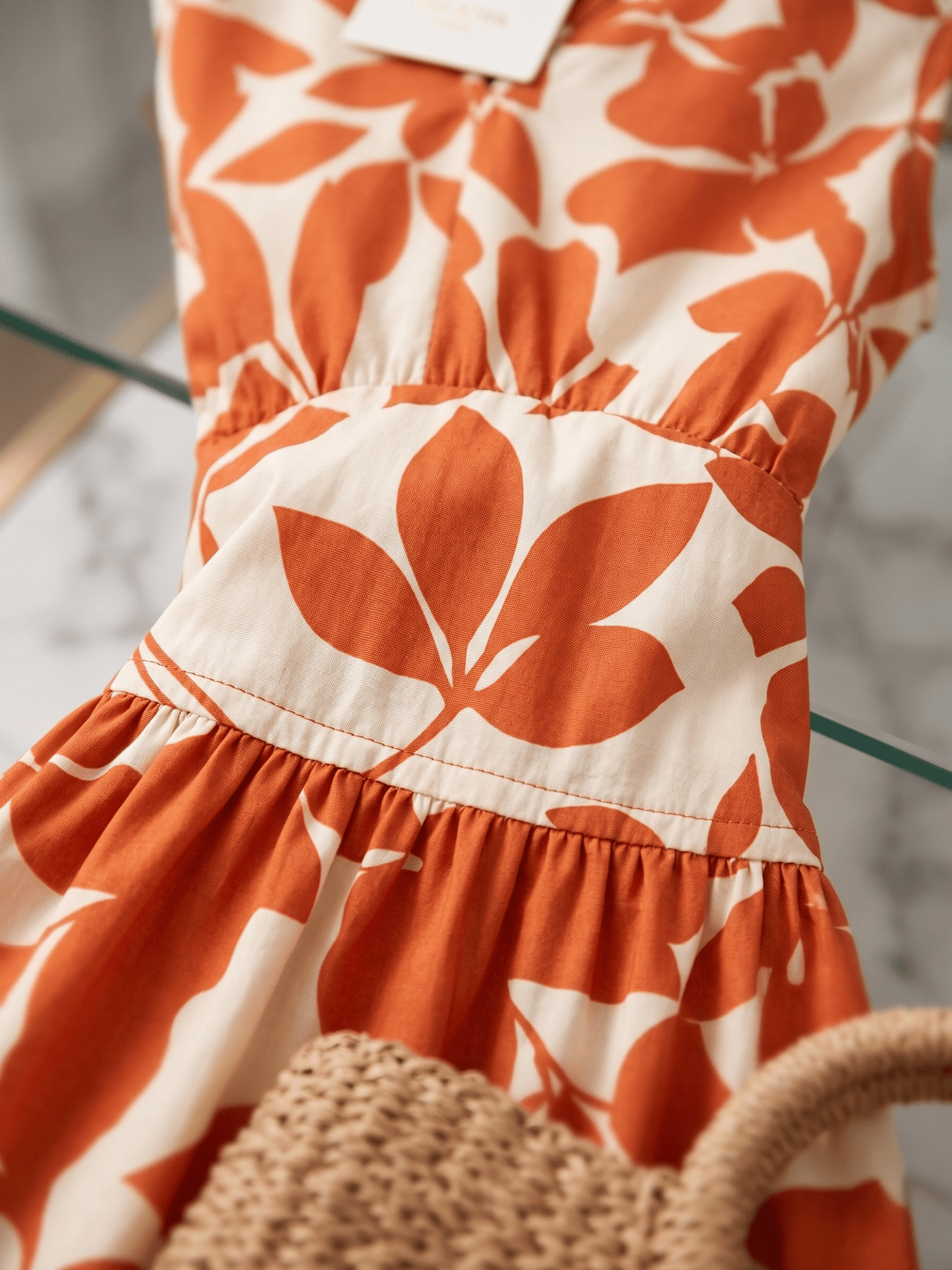 Vestido Flor & Brisa Ibiza - Naranja L