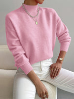 MARILENA - Jersey Elegante de Cuello Alto