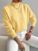 MARILENA - Jersey Elegante de Cuello Alto