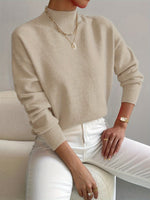 MARILENA - Jersey Elegante de Cuello Alto