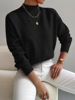 MARILENA - Jersey Elegante de Cuello Alto