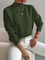 MARILENA - Jersey Elegante de Cuello Alto