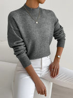 MARILENA - Jersey Elegante de Cuello Alto