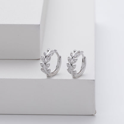 Pendientes en Forma de Hoja