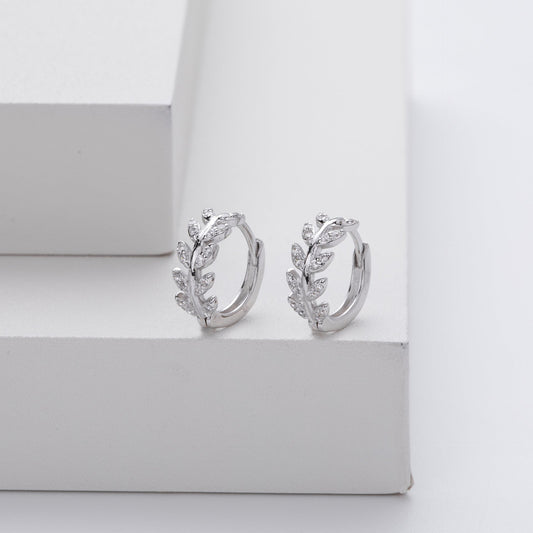 Pendientes en Forma de Hoja