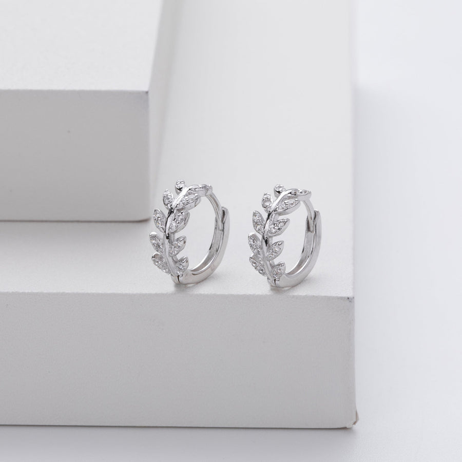 Pendientes en Forma de Hoja