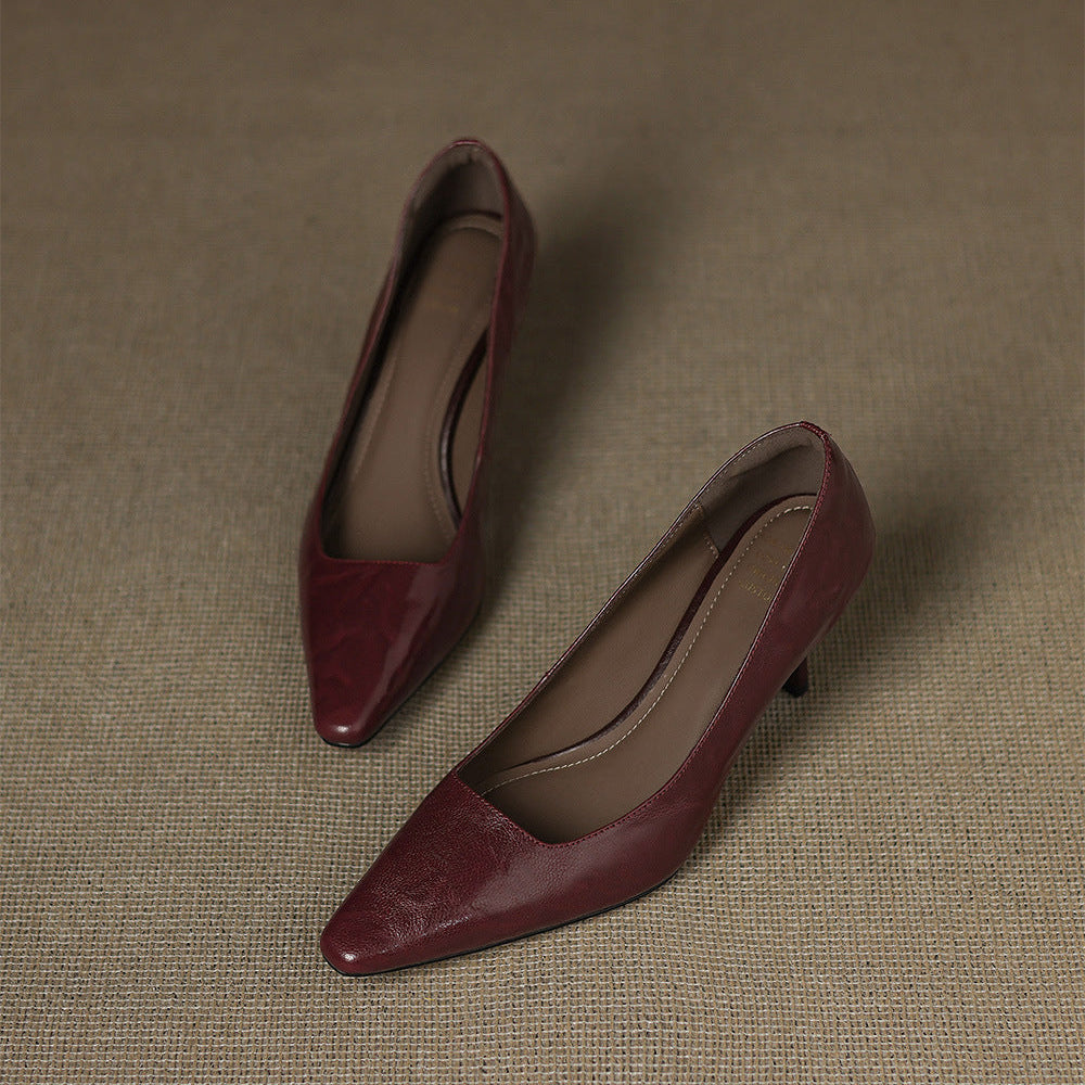 Zala | Zapatos de Tacón de Piel Genuina