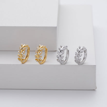Pendientes en Forma de Hoja