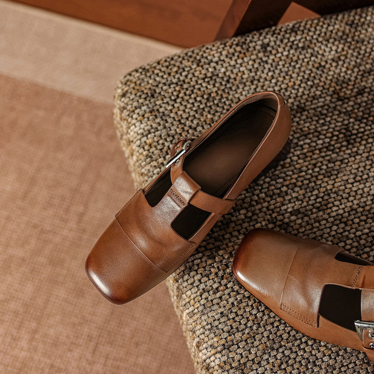 Veyra | Zapatos de Tacón de Piel Genuina