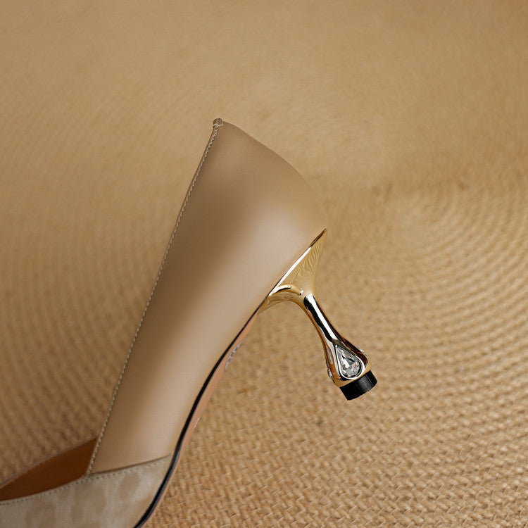 Clair | Zapatos de Tacón de Piel Genuina