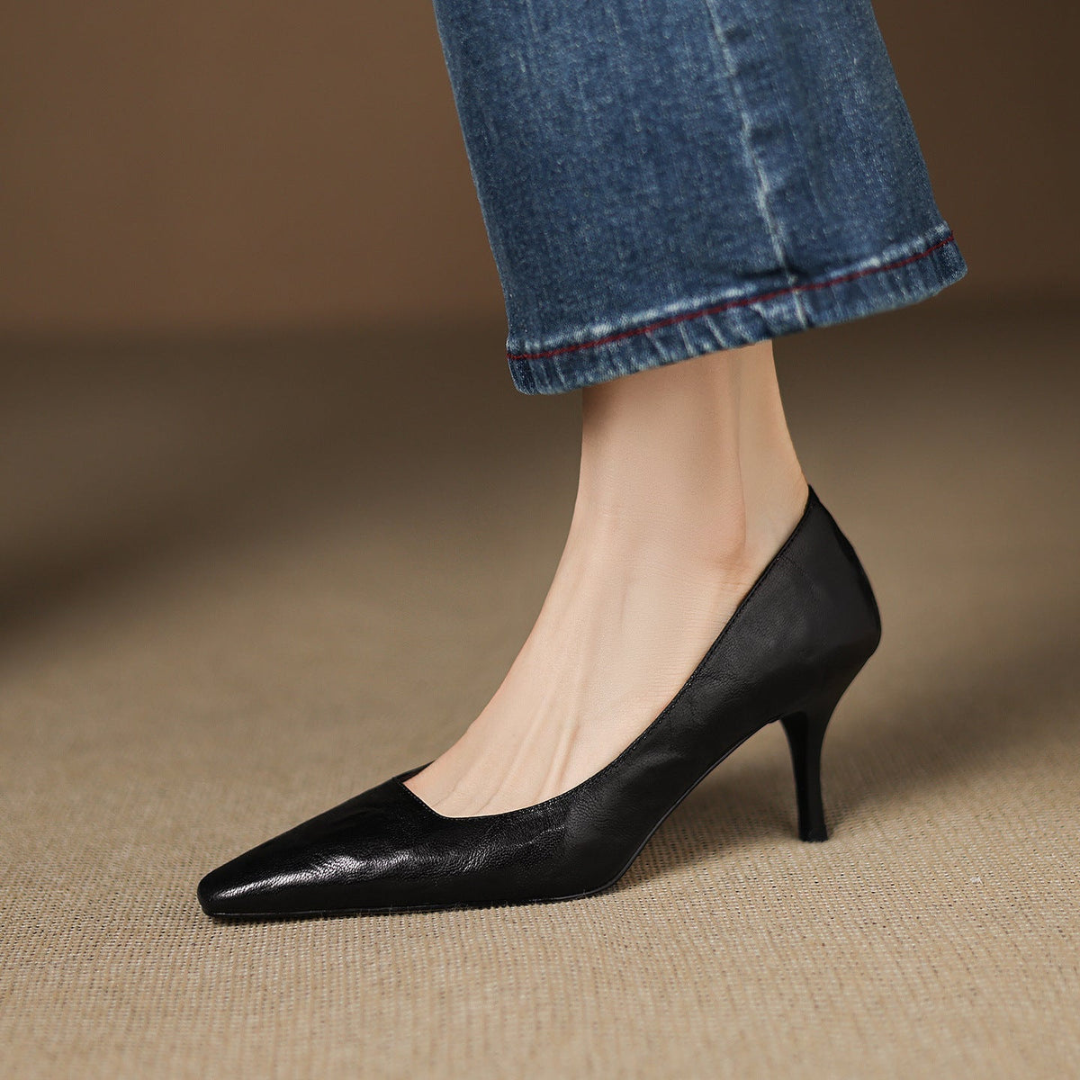 Zala | Zapatos de Tacón de Piel Genuina