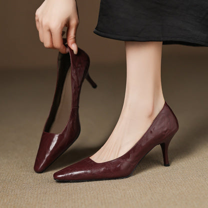 Zala | Zapatos de Tacón de Piel Genuina