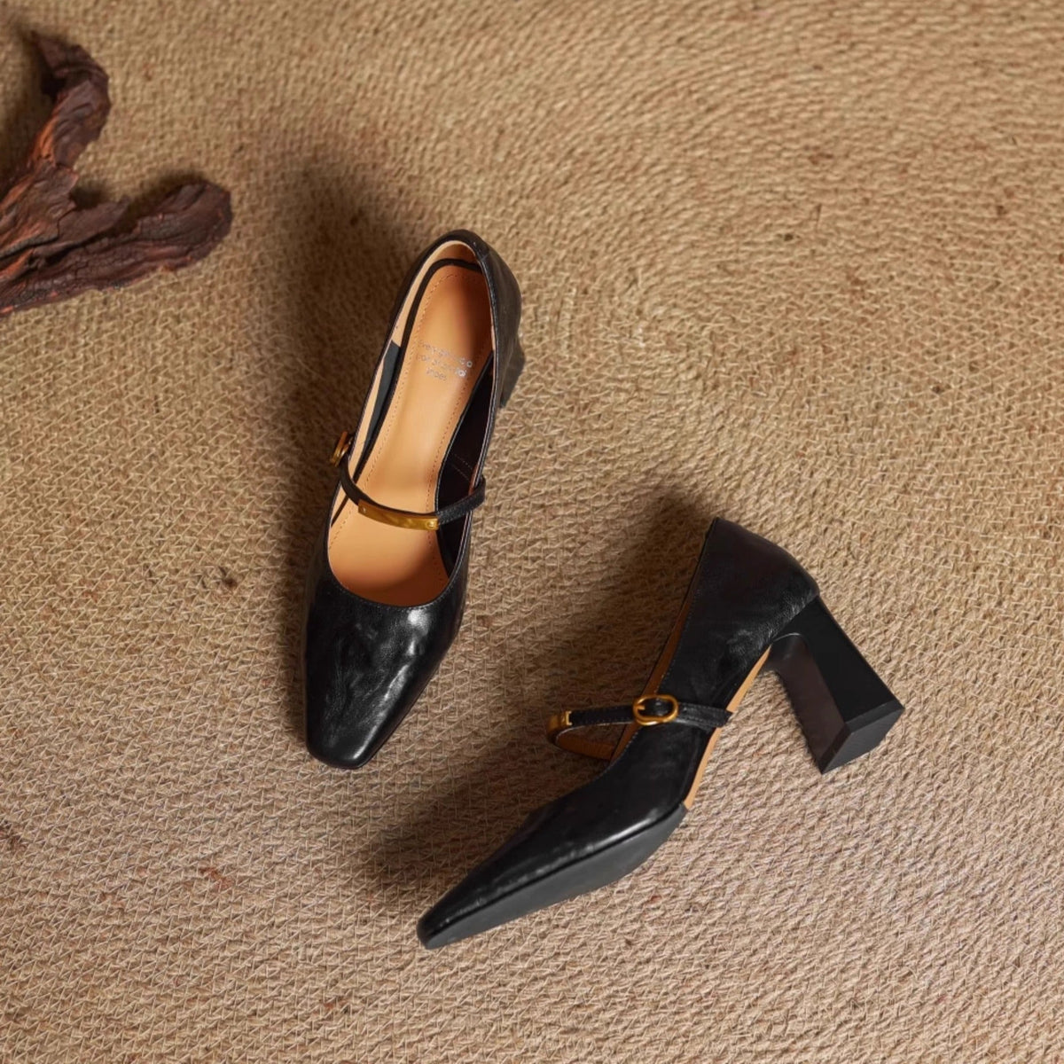 Maela | Zapatos de Tacón de Piel Genuina