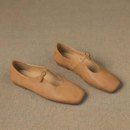 Elspeth | Bailarina Mary Jane de Corte Alto