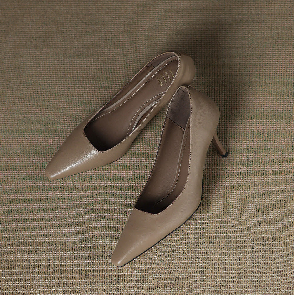 Zala | Zapatos de Tacón de Piel Genuina
