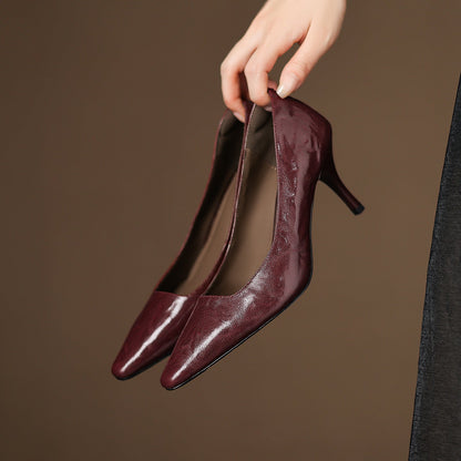 Zala | Zapatos de Tacón de Piel Genuina