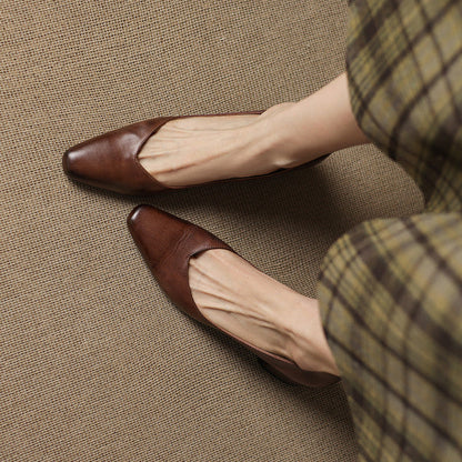 Zila | Zapatos de Tacón de Piel Genuina