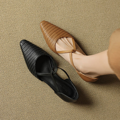 Dona | Zapatos de Tacón de Piel Genuina