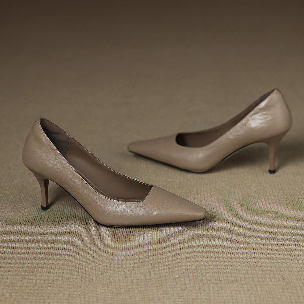 Zala | Zapatos de Tacón de Piel Genuina