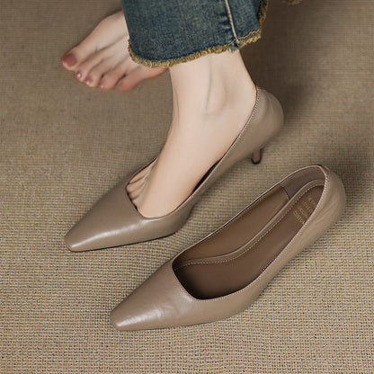 Zala | Zapatos de Tacón de Piel Genuina