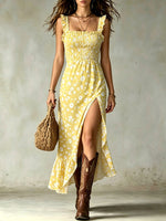 Tamara | Vestido Floral Volantes