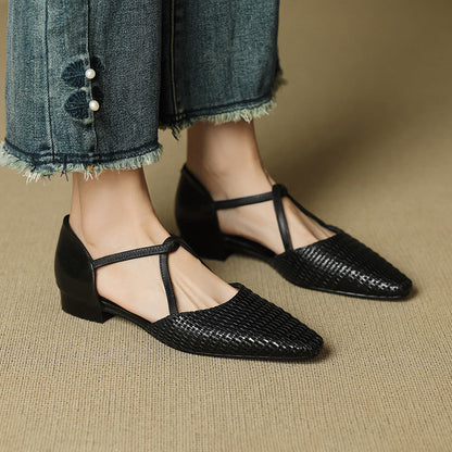 Dona | Zapatos de Tacón de Piel Genuina