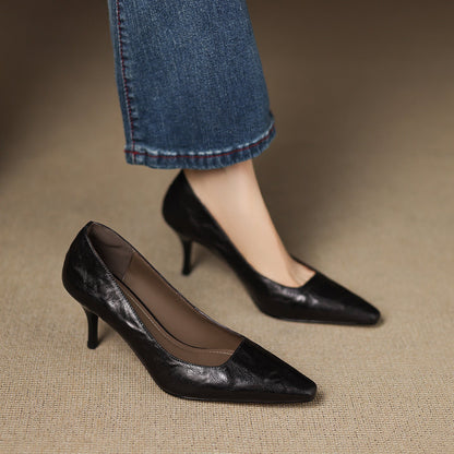 Zala | Zapatos de Tacón de Piel Genuina