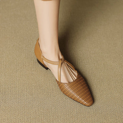Dona | Zapatos de Tacón de Piel Genuina