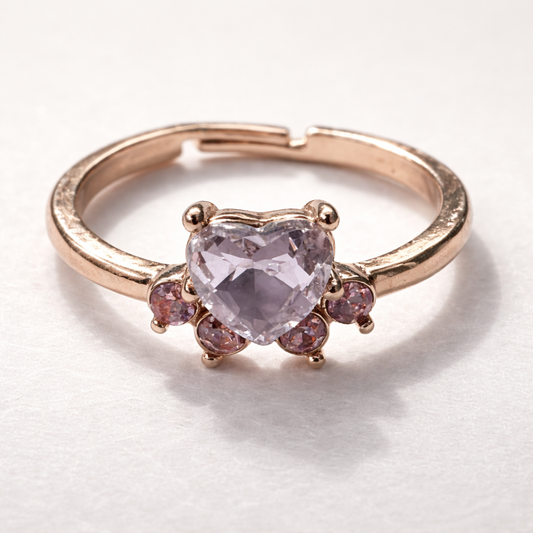 Anillo vintage de zirconia