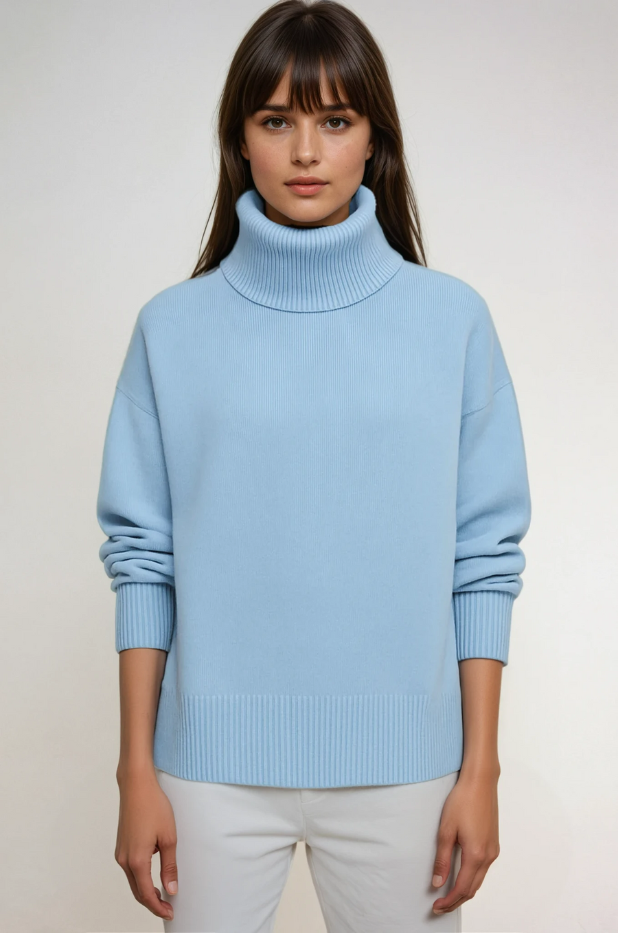 ELISA - Jersey Oversize de Cuello Alto