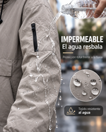 REGINA/ Chaqueta impermeable con capucha DWR™ de corte holgado clásico