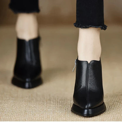 Anita | Zapatos de Tacón de Piel
