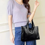 Rosa - Bolsa Tote Lujosa Minimalista