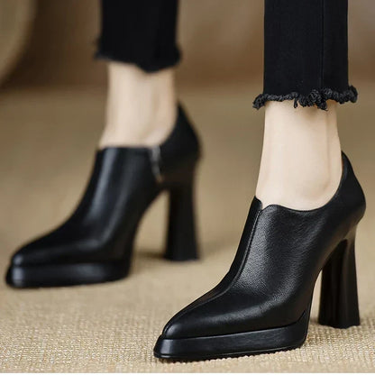 Anita | Zapatos de Tacón de Piel