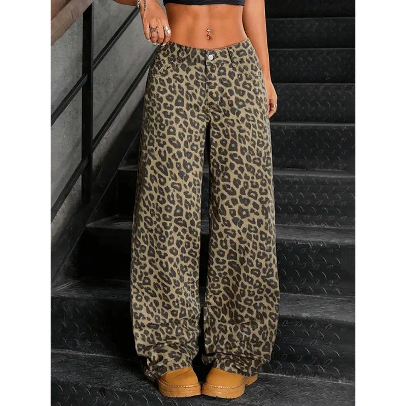 Vaqueros de leopardo M