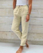 Valeria | Pantalones de lino ligeros para mujer