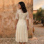 Emma Santini | VESTIDO DE GASA ELEGANTE