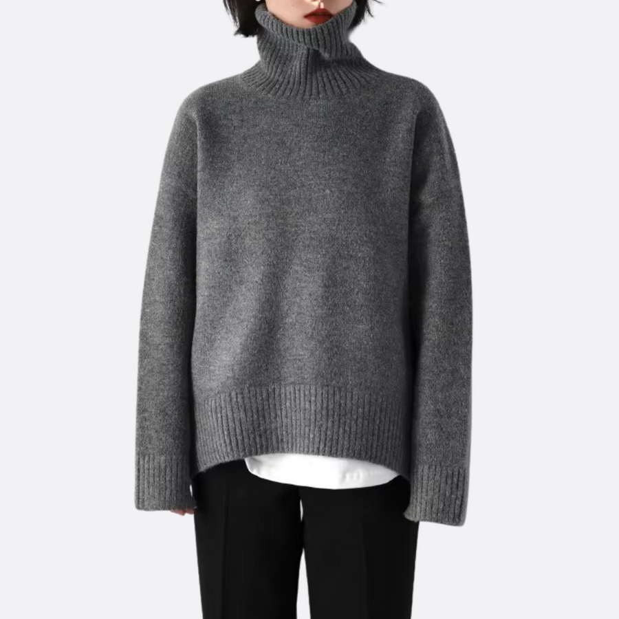 ALMA - Jersey Oversize de Cuello Alto