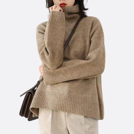 ALMA - Jersey Oversize de Cuello Alto