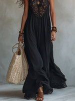 Isaura | Vestido Negro Encaje