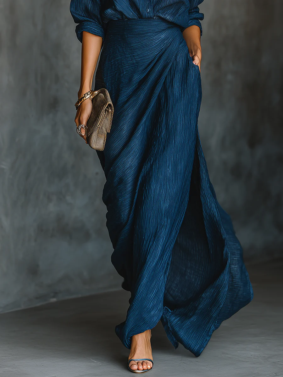 Celeste | Conjunto elegante