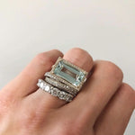 Set de Anillos Camille — Plata y Turquesa (3 anillos)