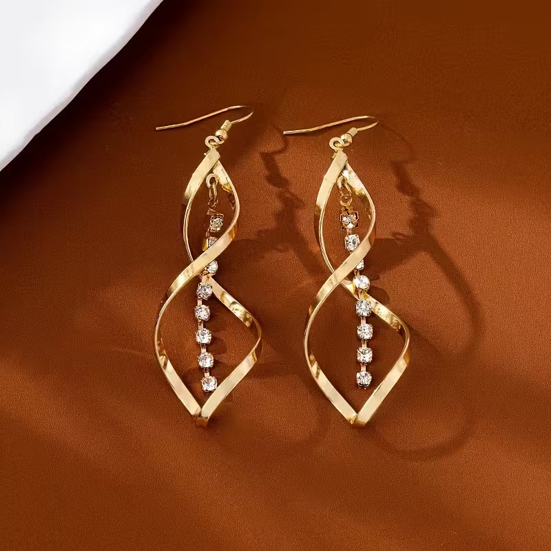 Pendientes espiral estallido solar detalle